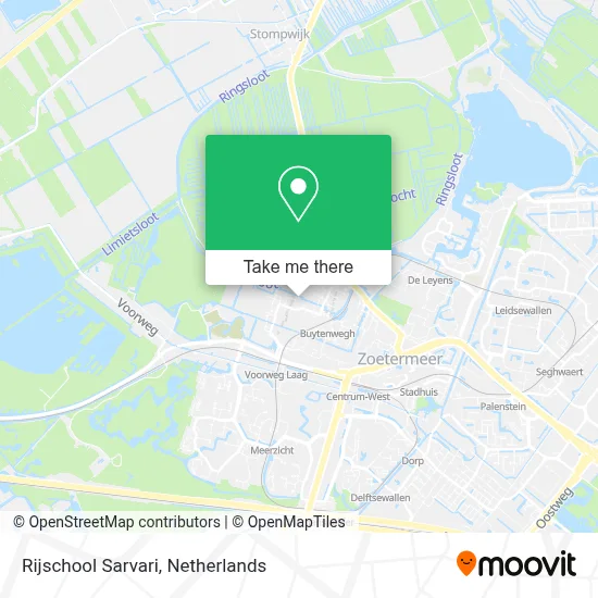 Rijschool Sarvari map