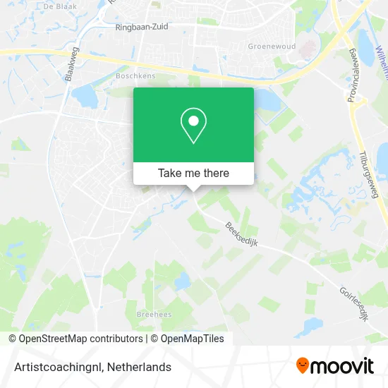 Artistcoachingnl map