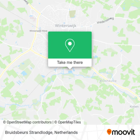 Bruidsbeurs Strandlodge map