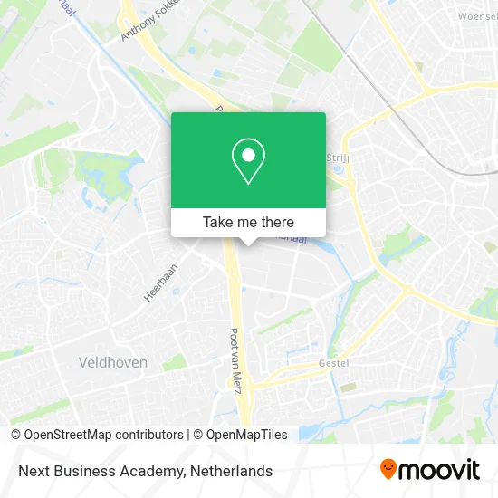Next Business Academy map