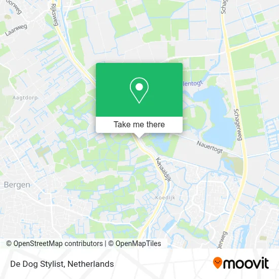 De Dog Stylist map