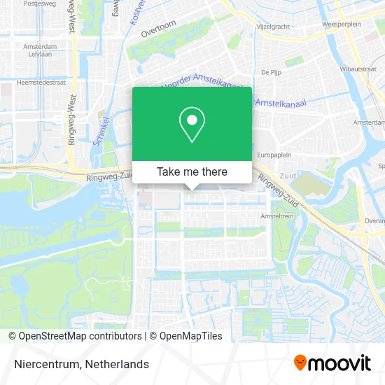 Niercentrum map