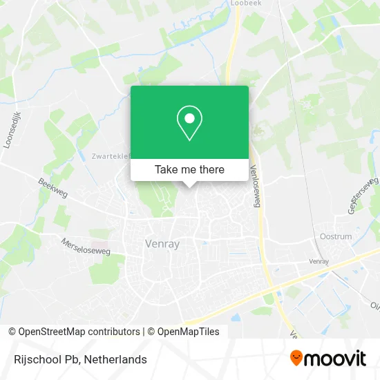 Rijschool Pb map