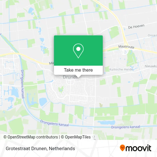 Grotestraat Drunen map