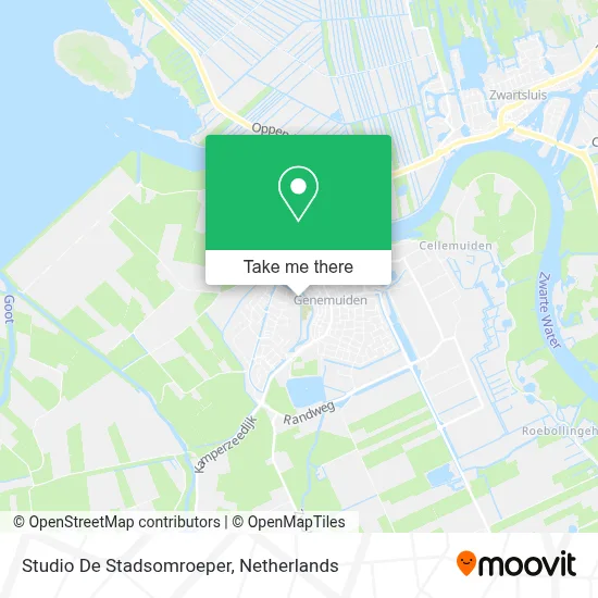Studio De Stadsomroeper map