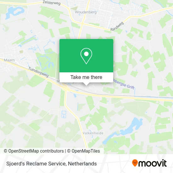 Sjoerd's Reclame Service map