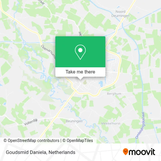 Goudsmid Daniela map