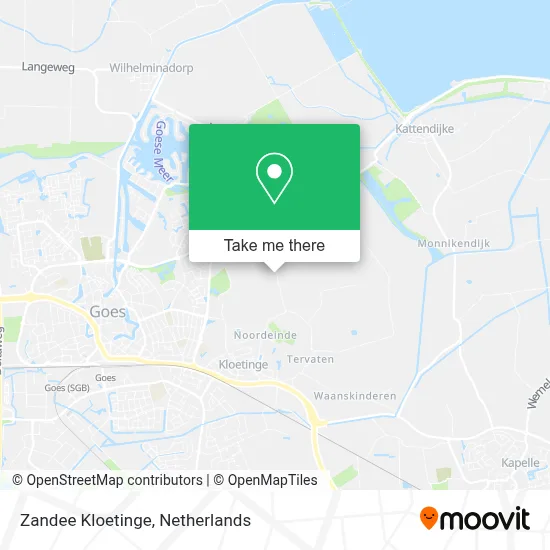 Zandee Kloetinge map