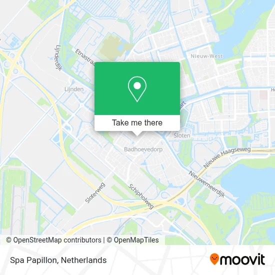 Spa Papillon map