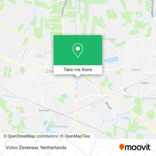 Volvo Zevenaar map