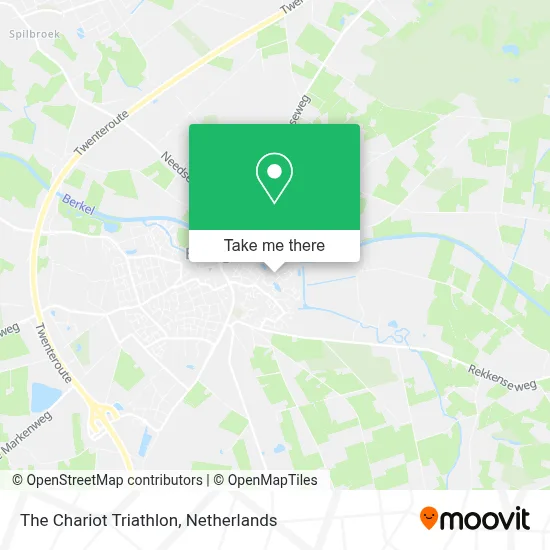 The Chariot Triathlon map