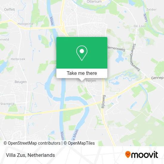 Villa Zus map