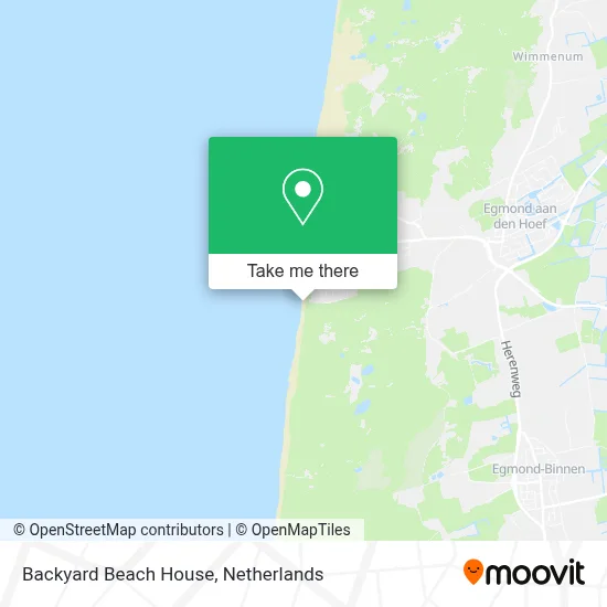 Backyard Beach House map