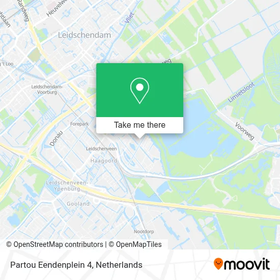 Partou Eendenplein 4 map