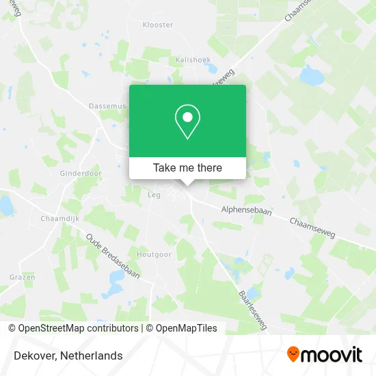 Dekover map