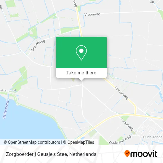 Zorgboerderij Geusje's Stee map