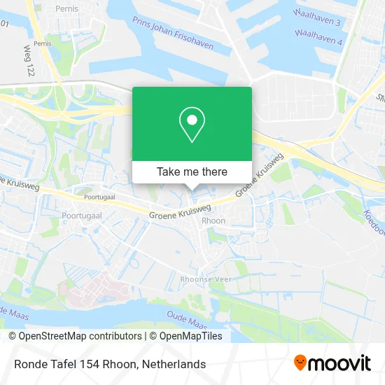 Ronde Tafel 154 Rhoon map