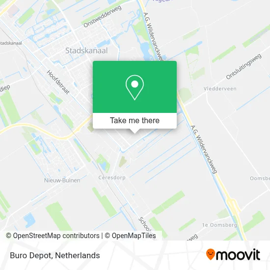 Buro Depot map