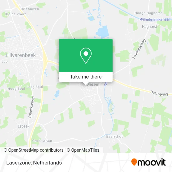 Laserzone map