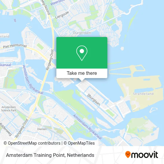Amsterdam Training Point map