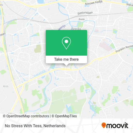 No Stress With Tess map