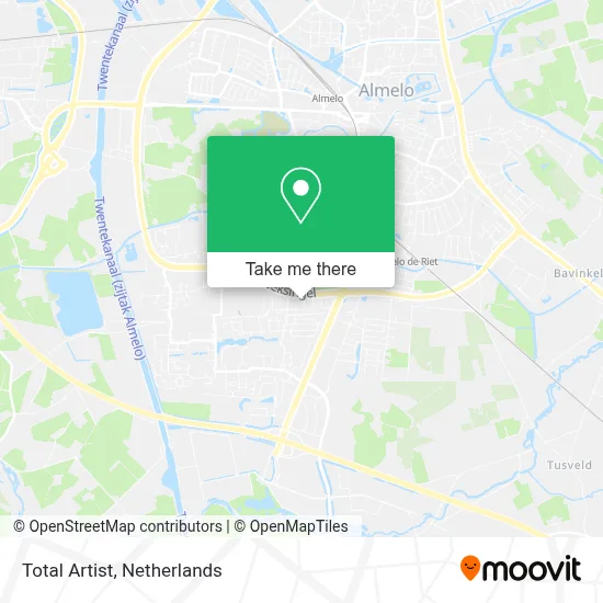 Total Artist map