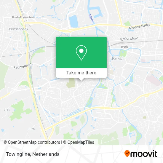 Towingline map
