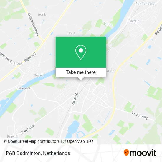 P&B Badminton map