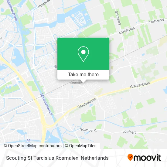 Scouting St Tarcisius Rosmalen map