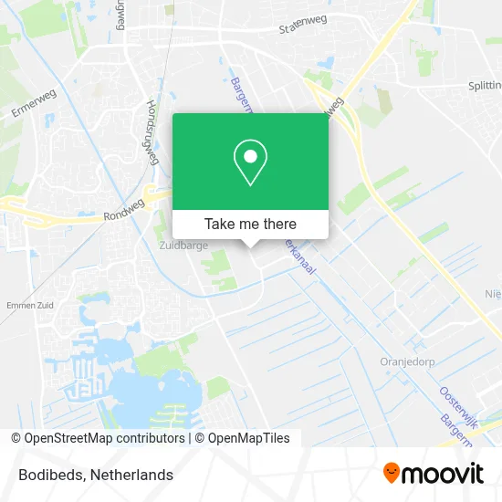 Bodibeds map