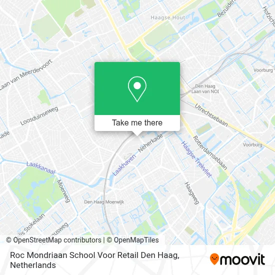 Roc Mondriaan School Voor Retail Den Haag map