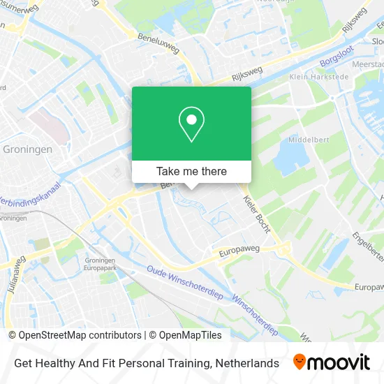 Get Healthy And Fit Personal Training map