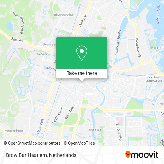 Brow Bar Haarlem map