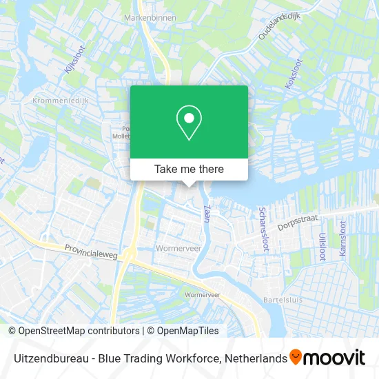 Uitzendbureau - Blue Trading Workforce map