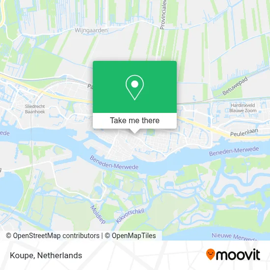 Koupe map