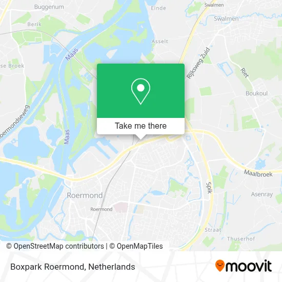 Boxpark Roermond map
