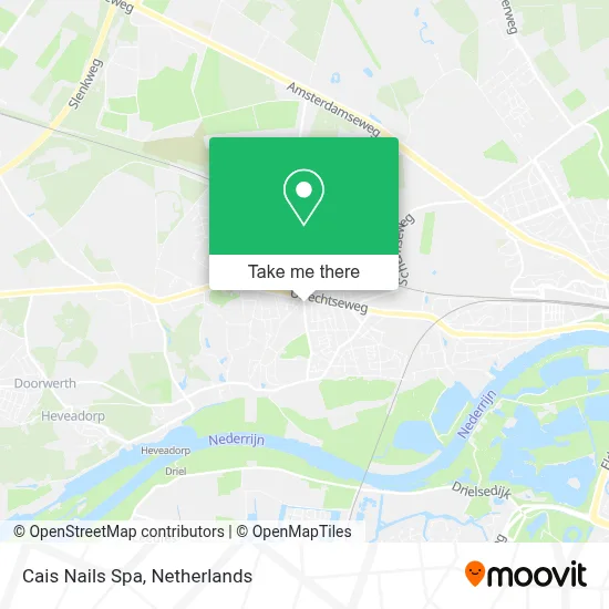 Cais Nails Spa map