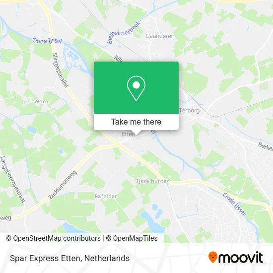 Spar Express Etten map