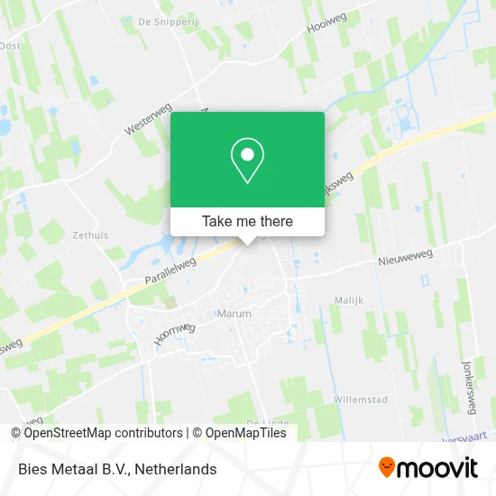 Bies Metaal B.V. map