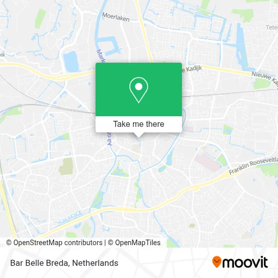 Bar Belle Breda map