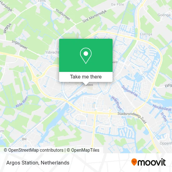 Argos Station map