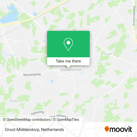 Groot Middendorp map