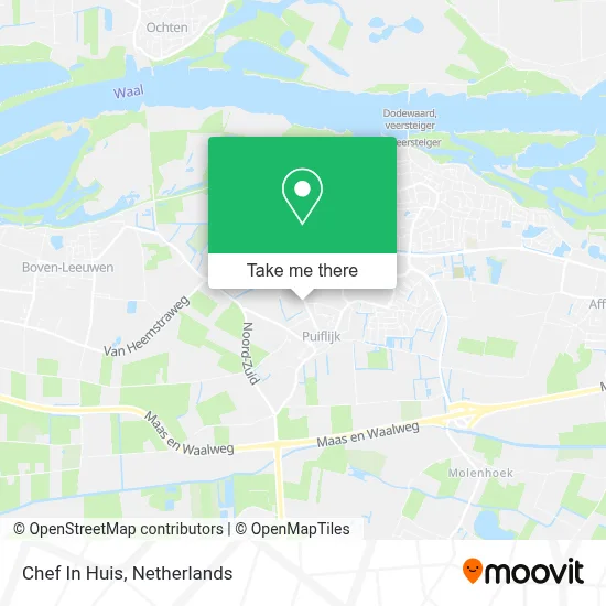 Chef In Huis map