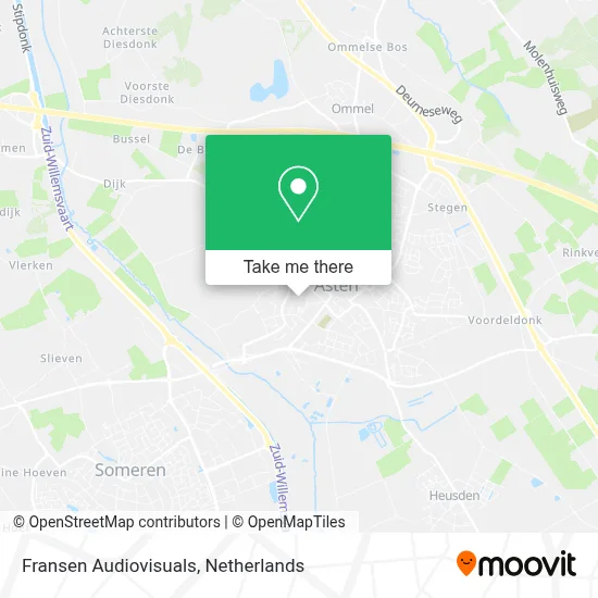 Fransen Audiovisuals map
