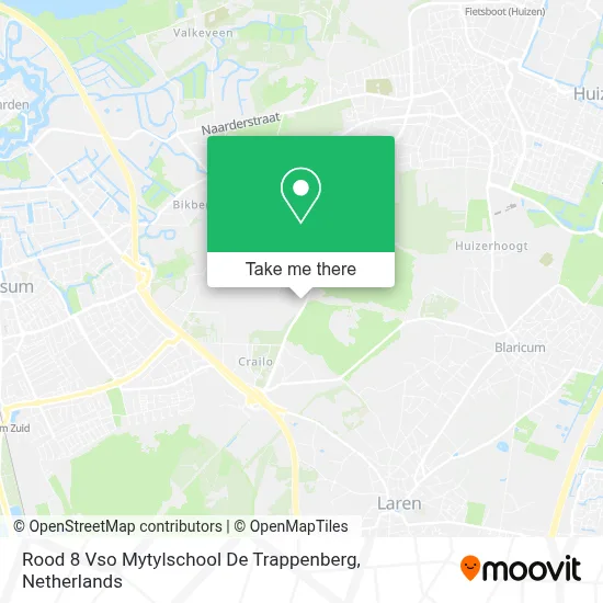 Rood 8 Vso Mytylschool De Trappenberg map