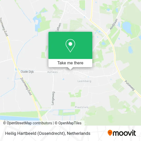 Heilig Hartbeeld (Ossendrecht) map