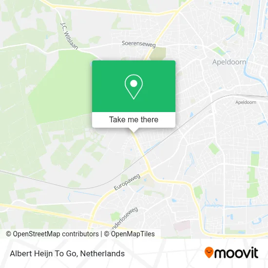Albert Heijn To Go map