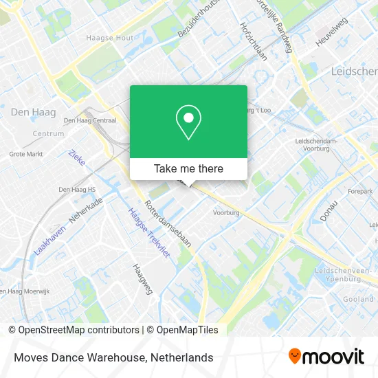 Moves Dance Warehouse map