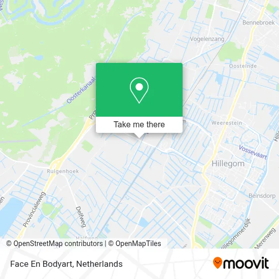 Face En Bodyart map