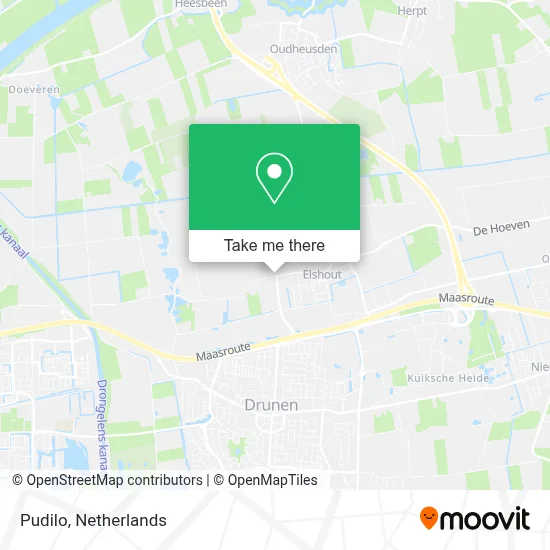 Pudilo map